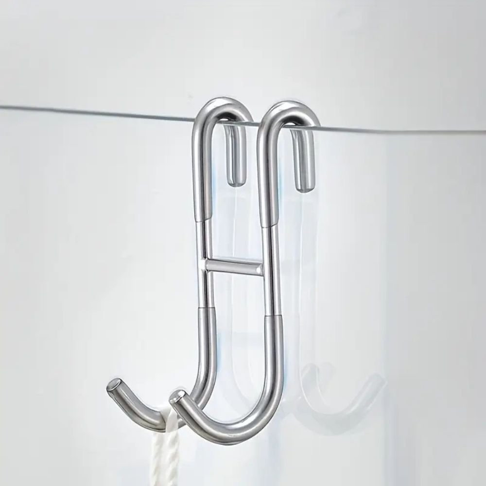 1pc Rust Resistant Multifunctional Shower Door Hook