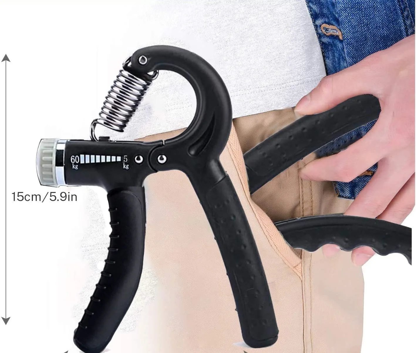 Adjustable Fitness Hand Arm Hand Grip Exercise - 1pc