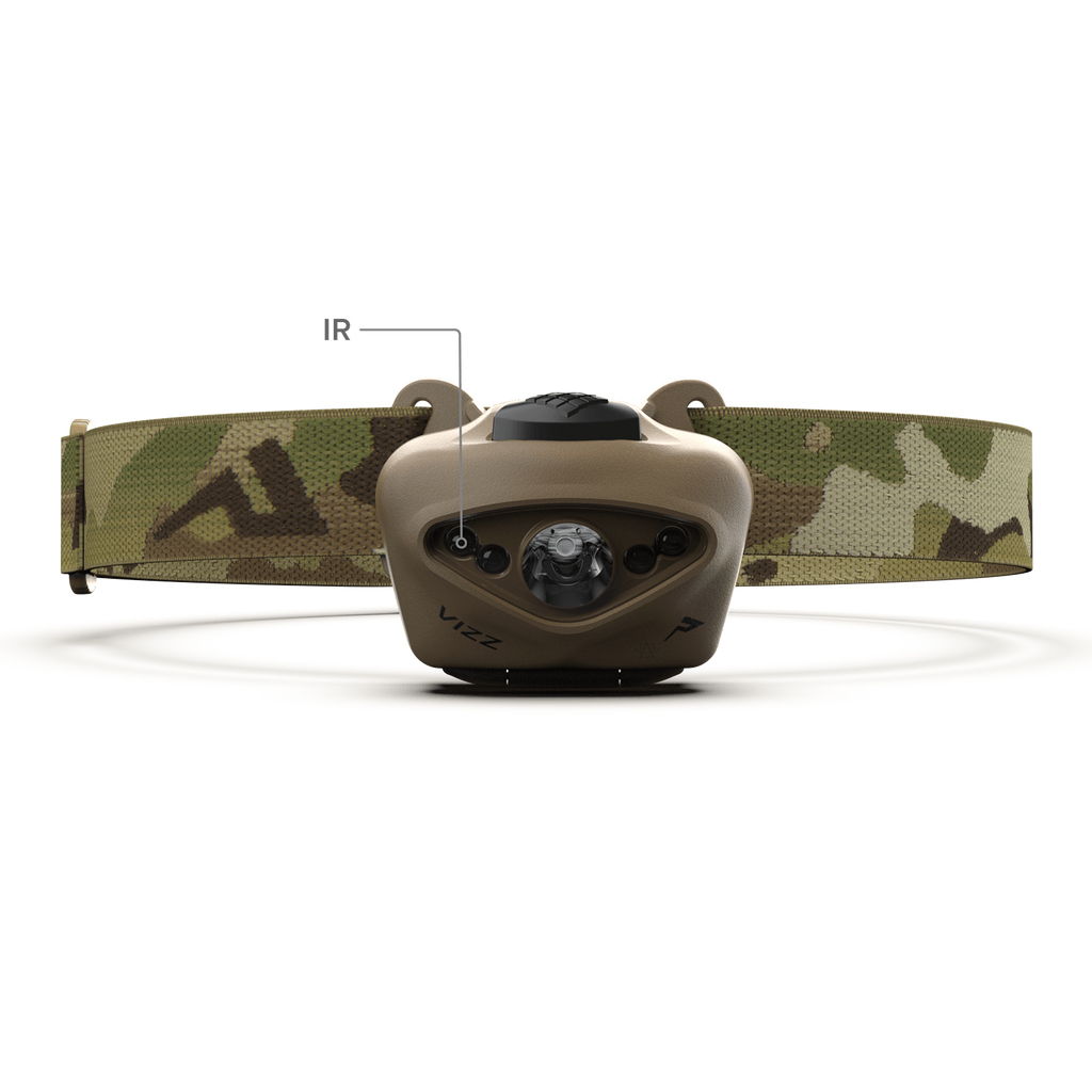 Princeton Tec Vizz Tactical MPLS | 550 Lumens Headlamp | Made in USA