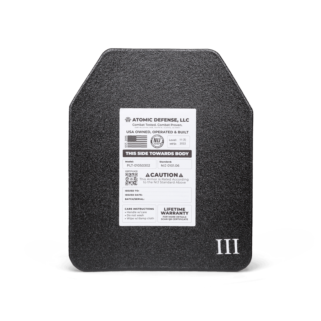 NIJ Level III+ Body Armor Plate | ESAPI | Light-weight