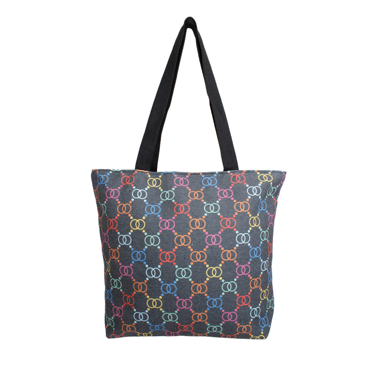 Canvas Tote Bag for Women Multicolor Luxe Link Stylish Casual Fashion Handbag