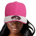 Women’s Baseball Cap Fuchsia Afro Bling Stylish Casual Hat