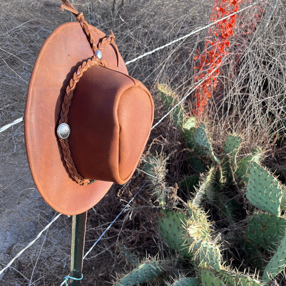 Canyons Leather Rancher Hat - Brown