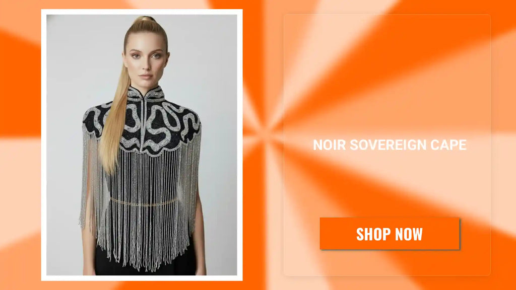 Noir Sovereign Cape by@Outfy