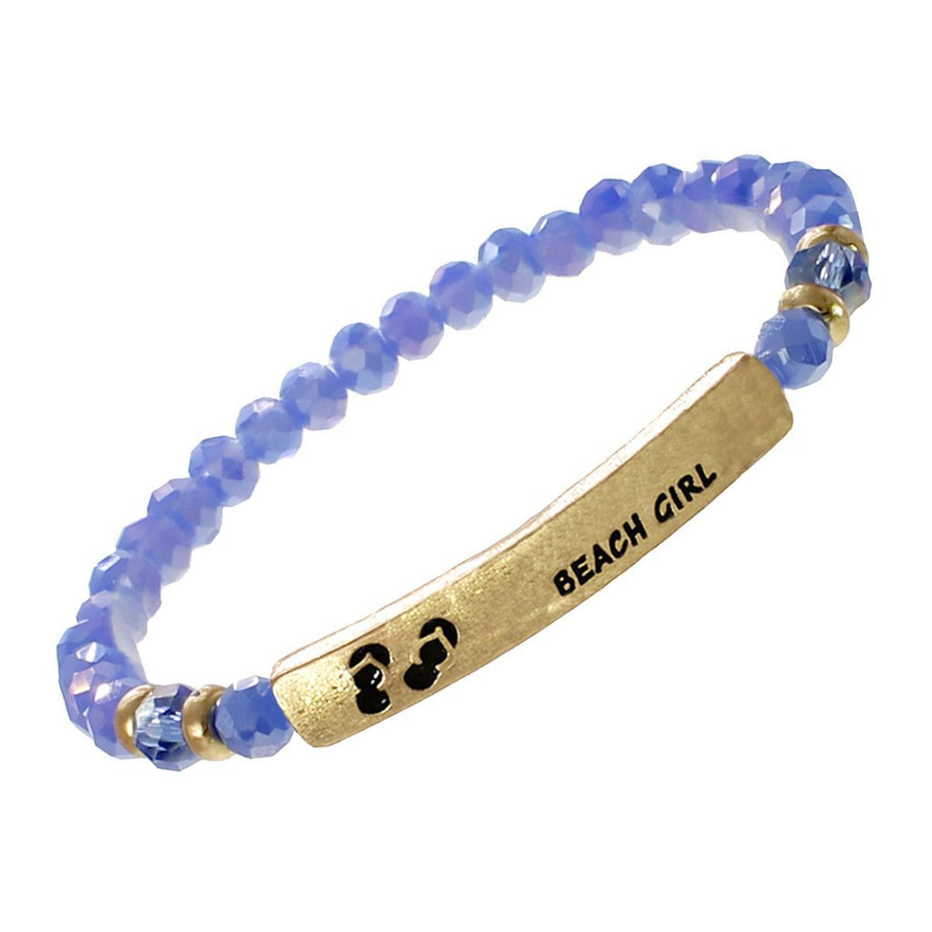 Bracelet Blue Beach Girl Trendy Fashion Jewelry Accessory