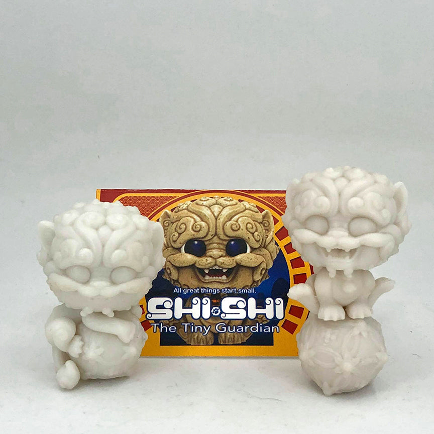 Shi-Shi the Tiny Guardian DIY Blank Mini Figure Set