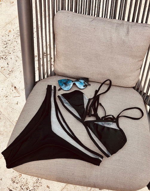 THE TABOO BLACK MESH BIKINI