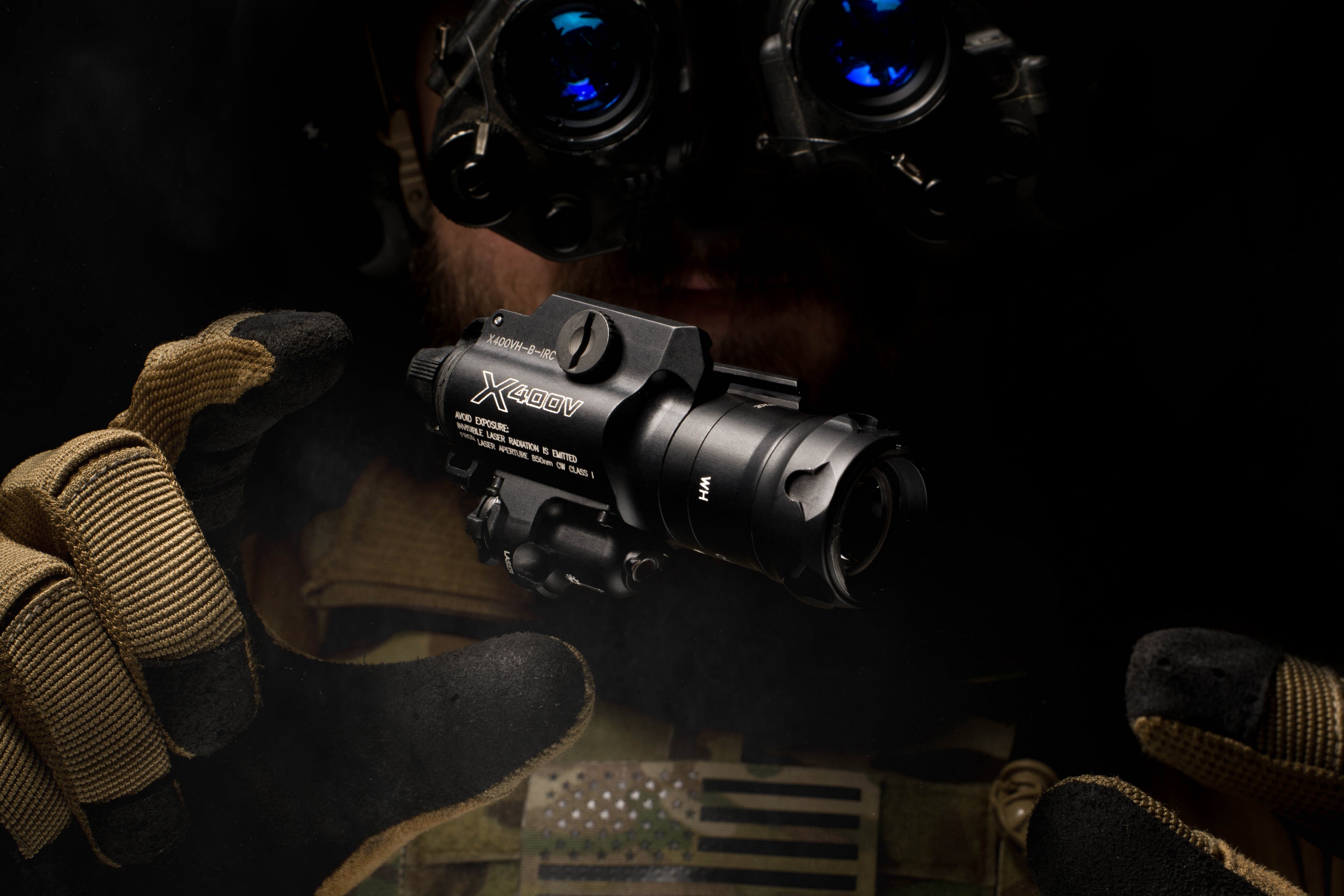 SureFire X400VH | 350 Lumens White Light & Infrared Laser | Fits MasterFire Holsters