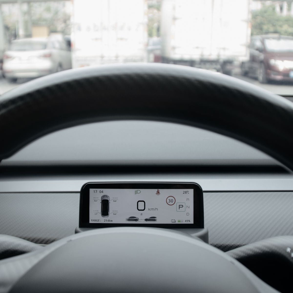 TESERY 4.6'' Mini Display Screen for Tesla Model 3 / Y