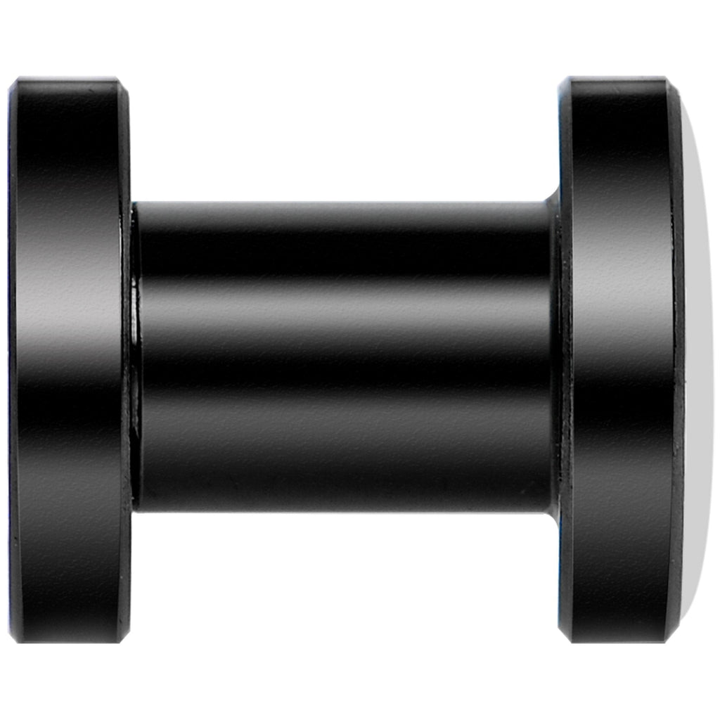 Black White Owl Black Anodized Screw Fit Plug Set 4G
