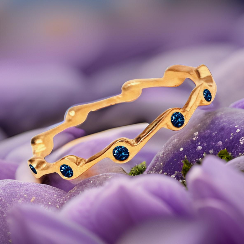 Alexandrite Birthstone Stacker Ring by The Urban Charm