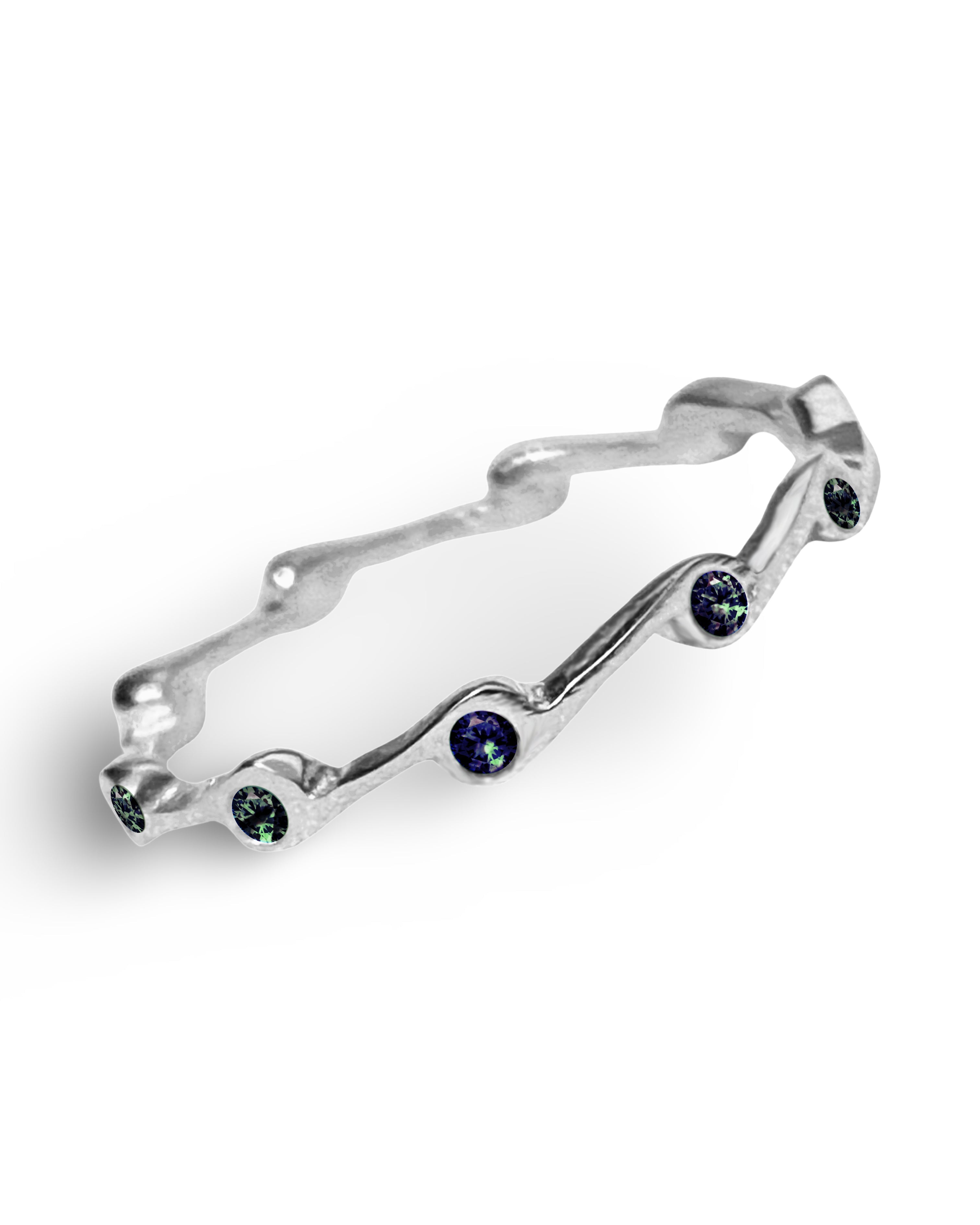 Alexandrite Birthstone Stacker Ring by The Urban Charm