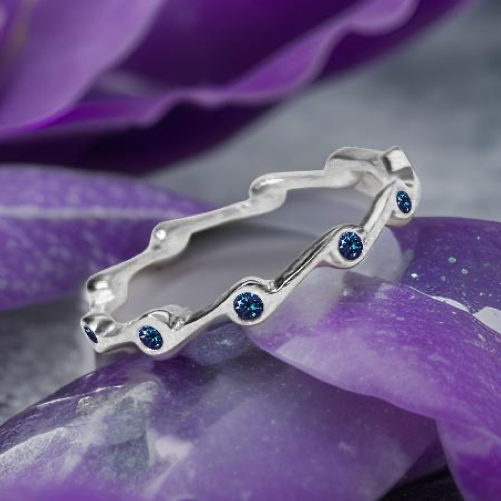 Alexandrite Birthstone Stacker Ring by The Urban Charm