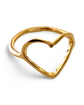 Heart Shaped Ring by The Urban Charm
