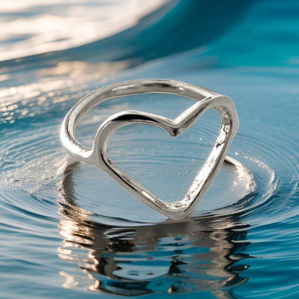 Heart Shaped Ring by The Urban Charm