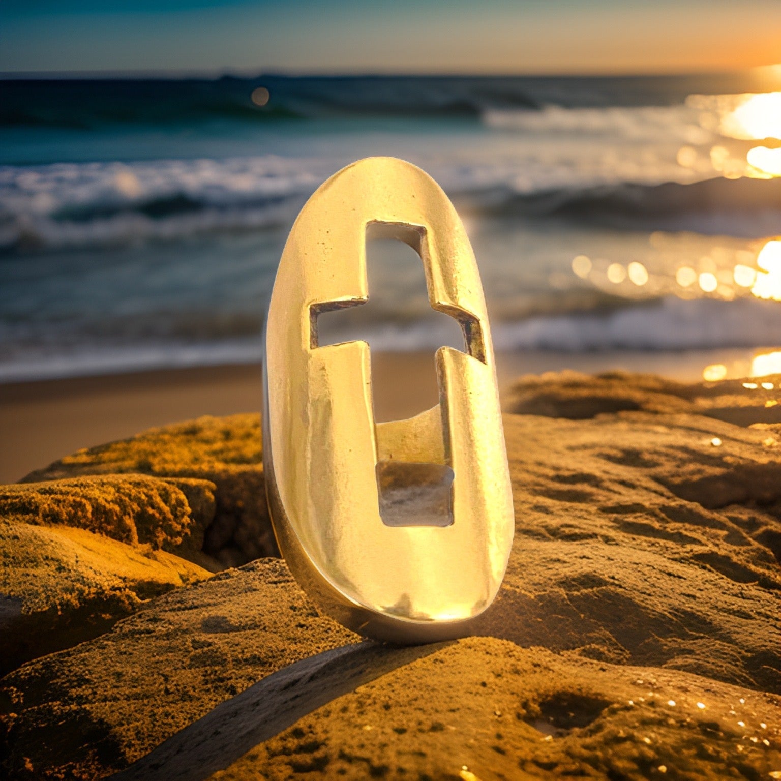 Cross Shield Ring