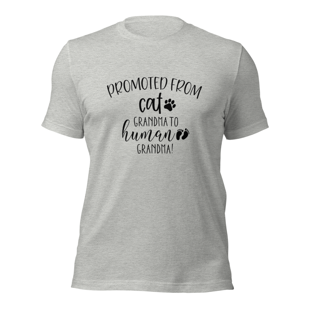 Promoted from Cat Grandma to Human Grandma T-Shirt