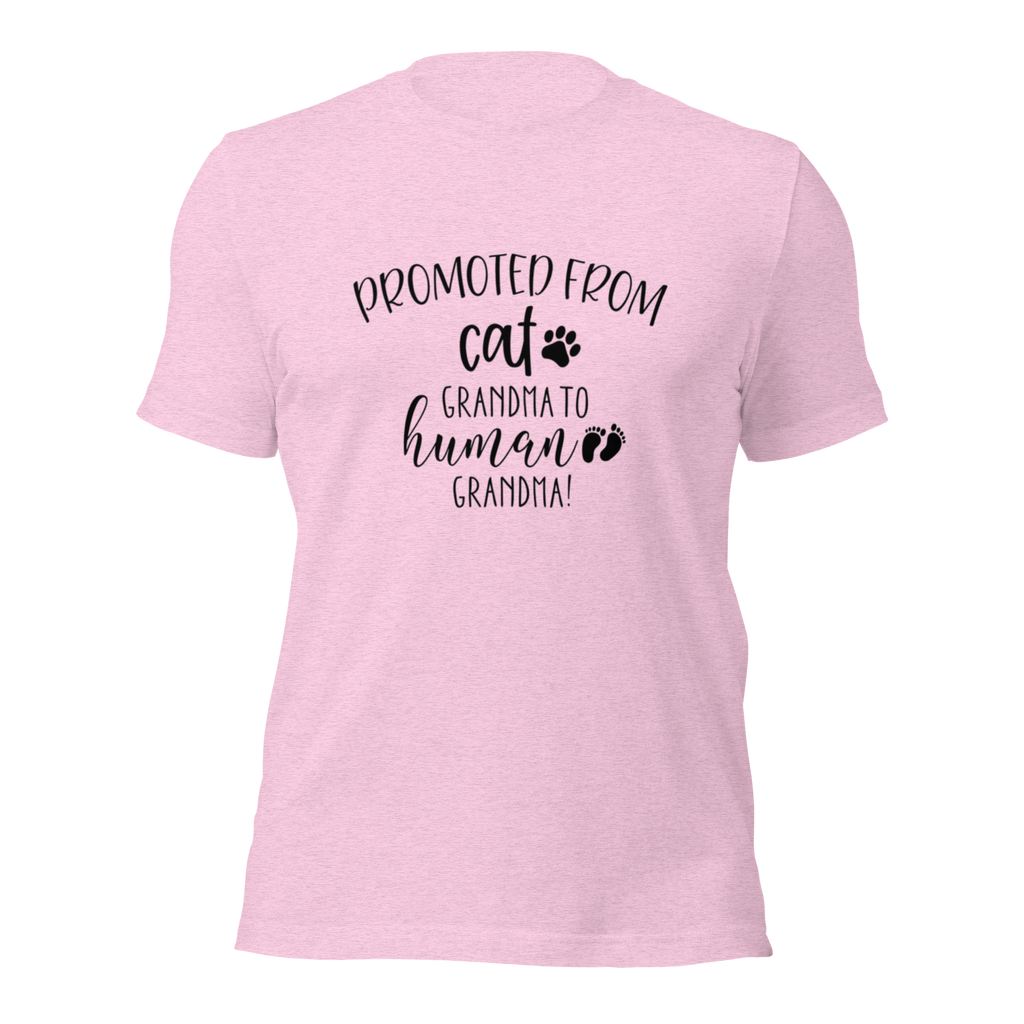 Promoted from Cat Grandma to Human Grandma T-Shirt