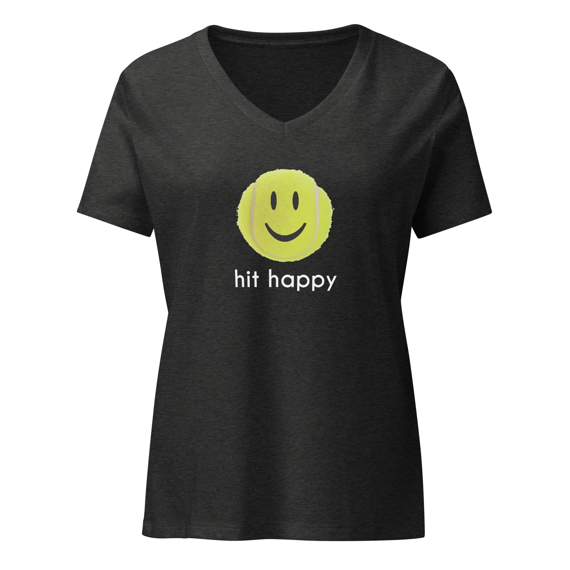 Hit Happy Women’s Relaxed V-Neck T-Shirt